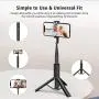 ATUMTEK Bluetooth Selfie Stick Tripod, Mini Extendable 3 in 1 Aluminum Selfie Stick with Wireless Remote and Tripod Stand 270 Rotation for iPhone 11/11 Pro/XS Max/XS/XR/X/8/7, Samsung and Smartphone ATUMTEK Bluetooth Selfie Stick Tripod, Mini Extendable 3 in 1 Aluminum Selfie Stick with Wireless Remote and Tripod Stand 270 Rotation for iPhone 11/11 Pro/XS Max/XS/XR/X/8/7, Samsung and Smartphone