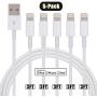 iPhone Charger, Lightning Cable, 5Pack 3FT Phone Charger to Syncing Charging Cable Data Cord Compatible with iPhone Xs, iPhone Xs MAX, iPhone XR, iPhone X, iPhone 8 /Plus, iPhone 7/6/5 /Plus More
