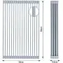 bemece Roll up Silicone Drainer Rack, 20" x 12.8" Foldable Dish Drainer Rack over the Sink, Multipurpose Dish Drying Rack for Drying Vegetable, Fruits and Dishes bemece Roll up Silicone Drainer Rack, 20" x 12.8" Foldable Dish Drainer Rack over the Sink, Multipurpose Dish Drying Rack for Drying Vegetable, Fruits and Dishes