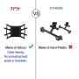 Car Mount TFY Universal Car Headrest Mount Holder with Silicon Holding Net Compatible with Both 4.5-6 Inch Phones and 7-10.5 Inch Tablets