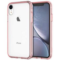 JETech Case for Apple iPhone XR 6.1-Inch, Shock-Absorption Bumper Cover, Rose Gold