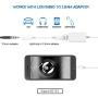 [Apple MFi Certified] iPhone Adapter & Splitter, 2 in 1 Dual Lightning Headphone Jack Audio + Charge Cable Compatible for iPhone 11/11 Pro/XS/XR/X 8 7, iPad, Support iOS 13 + Sync Data + Music Control