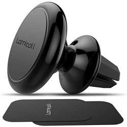 Magnetic Phone Car Mount, Lamicall Phone Holder : Universal Cradle Stand Holder Compatible with Phone Xs Max XR 8 X 7 7P 6s 6P 6 5S, Galaxy S5 S6 S7 S8, Google Pixel, LG, Huawei, Other Smartphones