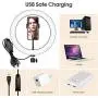 10" Selfie Ring Light with Tripod Stand and Phone Holder Camera Ringlight for Photography,YouTube,Makeup,Live Stream,Video Shooting with iPhone Android 10" Selfie Ring Light with Tripod Stand and Phone Holder Camera Ringlight for Photography,YouTube,Makeup,Live Stream,Video Shooting with iPhone Android