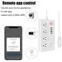 Xenon Smart Power Strip, WiFi Surge Protector,Works with Alexa/Google Home，4AC and 4USB, Remote Control via Smart Phone, Individual Control, Timing Schedule, No Hub Required, White