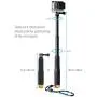 Fosmon Extendable Monopod, Adjustable Selfie stick for GoPro Original HD HERO 1 /2 / 3 / 3+ / 4 Black & Silver / 5 Session / 6 Black Fosmon Extendable Monopod, Adjustable Selfie stick for GoPro Original HD HERO 1 /2 / 3 / 3+ / 4 Black & Silver / 5 Session / 6 Black