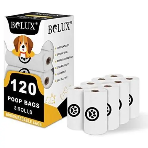 Bolux Dog Poop Bags, Extra Thick and Strong Dog Waste Bags, Leak-Proof Pet Waste Bags Refill Rolls Bolux Dog Poop Bags, Extra Thick and Strong Dog Waste Bags, Leak-Proof Pet Waste Bags Refill Rolls