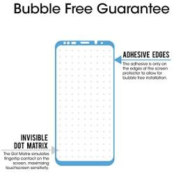 amFilm Glass Screen Protector for Samsung Galaxy S9 Plus, 3D Curved Tempered Glass, Dot Matrix with Easy Installation Tray, Case Friendly (Black)