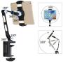 Suptek Aluminum Tablet Desk Mount Stand 360° Flexible Cell Phone Holder for iPad, iPhone, Samsung, Asus and More 4.7-11 inch Devices, Good for Bed, Kitchen, Office (YF208B)