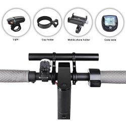 TOMALL Handlebar Extender Bicycle Extension Bar Aluminum Alloy Bracket Space Saver Use for XIAOMI M365,Ninebot ES1 ES2,Mountain Bicycle