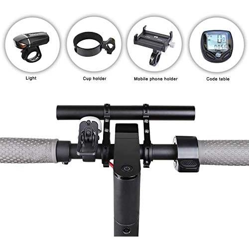 TOMALL Handlebar Extender Bicycle Extension Bar Aluminum Alloy Bracket Space Saver Use for XIAOMI M365,Ninebot ES1 ES2,Mountain Bicycle