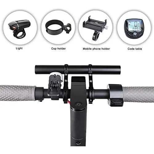 TOMALL Handlebar Extender Bicycle Extension Bar Aluminum Alloy Bracket Space Saver Use for XIAOMI M365,Ninebot ES1 ES2,Mountain Bicycle TOMALL Handlebar Extender Bicycle Extension Bar Aluminum Alloy Bracket Space Saver Use for XIAOMI M365,Ninebot ES1 ES2,Mountain Bicycle