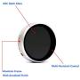 LENSKINS MRC ND8/CPL Camera Lens Filter for DJI Phantom 4 Pro/Pro+/Advance, AGC Optics, Weather-Sealed, Multi-Resistant Coated Neutral Density/Circular Polarizing Filter with Storage Case, Lens Cloth