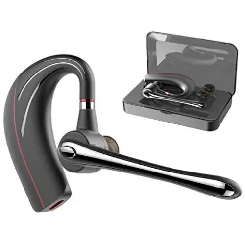 HonShoop Bluetooth Headset Handsfree Wireless Bluetooth Earpiece V5.0 in Ear with Stereo Mic for Compatible iPhone Android Cell Phones Business/Workout/Driving HonShoop Bluetooth Headset Handsfree Wireless Bluetooth Earpiece V5.0 in Ear with Stereo Mic for Compatible iPhone Android Cell Phones Business/Workout/Driving