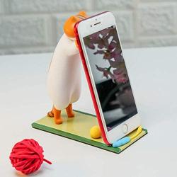 Cut Cat Smart Phone Stand Cat Mobile Phone Holder Cartoon Animal Gift Decoration