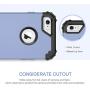 BENTOBEN iPhone 6 Case, iPhone 6S Case, Hybrid Hard PC Soft Rubber Heavy Duty Rugged Bumper Shockproof Anti Slip Cover Full Body Protective Case for iPhone 6/6S, Coral Blue