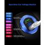 Quick Charge 3.0 USB Car Charger, SunnyTrip 36W Aluminum Waterproof Fast QC 3.0 USB Charger Socket Outlet Power Adapter with LED Voltmeter for 12V/24V Marine Boat Motorcycle ATV Golf Cart Truck