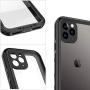 iPhone 11 Pro Max Case, Waterproof Full Body Rugged Clear Slim Case with Built-in Screen Protector Heavy Duty Shockproof Cover Dirtproof Underwater Cases for Apple iPhone 11 Pro Max (Black, 6.5 Inch)