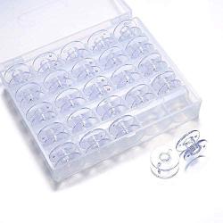 YEQIN 25 Pack with Box of Sewing and Embroidery Bobbins for Brother Baby Lock Machines Class 15, Size A, Sa156, Blg-bob