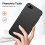 TORRAS Slim Fit iPhone SE 2020 Case/iPhone 7 Case/iPhone 8 Case, Full Protective Anti-Scratch Phone Case Compatible with iPhone SE Case (2nd)/iPhone 7/8, Space Black