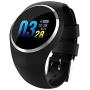 ZEERKEER Fitness Tracker Wristband, Activity Tracker with Heart Rate/Blood Pressure/Blood Oxygen Monitoring, Color Screen Display Waterproof IP67 Smart Watch(Black)