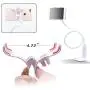 Universal Cell Phone Holder, Lazy Bracket Mobile Phone Stand, Flexible Gooseneck Long Arm Clip by AUXO-FUN (White) Universal Cell Phone Holder, Lazy Bracket Mobile Phone Stand, Flexible Gooseneck Long Arm Clip by AUXO-FUN (White)