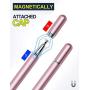 LIBERRWAY Stylus Pen 2 Pack Disc Stylus Fiber Stylus, Rosegold & Black
