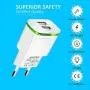 European Plug Adapter 2-Pack Europe Travel Power Adapter 2.1A/5V Dual USB Wall Charger Compatible with Phone Xs Max XR X 8 7 6 6S Plus, Pad, Samsung, LG, Moto, HTC, More Cell Phone