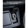 Car Charger, AUKEY Mini USB Cell Phone Car Aapter 24W/4.8A Flush Fit Dual Port for iPhone 11/11 Pro / 11 Pro Max, Samsung S10 Note 10, Google 4XL and More
