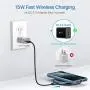 Andobil Boost Wireless Charger, Qi Certified 15W/7.5W Fast Wireless iPhone/Android Charger Pad Compatible with iPhone Se/iPhone 11 Series/XR/X/8, Samsung Galaxy S20/S10/S9/S8 Note 10/9 AirPods2 Andobil Boost Wireless Charger, Qi Certified 15W/7.5W Fast Wireless iPhone/Android Charger Pad Compatible with iPhone Se/iPhone 11 Series/XR/X/8, Samsung Galaxy S20/S10/S9/S8 Note 10/9 AirPods2