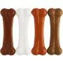 Pet Qwerks Flavor Farms Chew Toys - Multi Pack - Tough Nylon Bones for Power Chewers | Made in USA, 100% Premium Nylon, Allergen Free