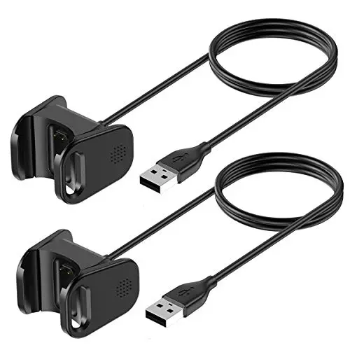 NANW Charger Cable Compatible with Fitbit Charge 4, 2-Pack 3.3Ft USB Charging Cable Cord Clip Dock Accessories Adapter for Charge 4 Smartwatch NANW Charger Cable Compatible with Fitbit Charge 4, 2-Pack 3.3Ft USB Charging Cable Cord Clip Dock Accessories Adapter for Charge 4 Smartwatch
