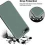 Vooii iPhone 8 Plus Case, iPhone 7 Plus Case, Soft Silicone Gel Rubber Bumper Case Microfiber Lining Hard Shell Shockproof Full-Body Protective Case Cover for iPhone 7 Plus /8 Plus - Pine Green Vooii iPhone 8 Plus Case, iPhone 7 Plus Case, Soft Silicone Gel Rubber Bumper Case Microfiber Lining Hard Shell Shockproof Full-Body Protective Case Cover for iPhone 7 Plus /8 Plus - Pine Green