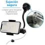 Macally Windshield Phone Mount, Adjustable Suction Cup Window Phone Mount Holder for iPhone XS XS Max XR X 8 8 Plus 7 7+ 6s 6 SE Samsung Galaxy S9 S9+ S8 S8+ S7 Edge Note 5 Nexus 6 Pixel LG (MGRIP)