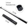 INSOMOV Aluminum Monopod Extension Rod Stick for Action Camera Gimbal and Smartphone Gimbal Stabilizer with Action Camera Adapter