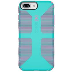 Speck Products CandyShell Grip Cell Phone Case for iPhone 8 Plus/7 Plus/6S Plus/6 Plus - Caribbean Blue/Bubblegum Pink