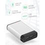 Portable Charger Power Bank Battery - by TalkWorks | 6000 mAh | Cell Phone Backup External Dual USB Power Pack for Apple iPhone 11, XR, XS, X, 8, 7, 6, iPad & Android for Samsung Galaxy - Silver