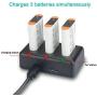 NP-BX1 Newmowa Replacement Battery (3-Pack) and 3-Channel USB Charger Set for Sony NP-BX1 and Sony Cyber-Shot DSC-RX100,DSC-RX100 II,DSC-RX100M II,DSC-RX100 III,DSC-RX100 IV,DSC-RX100 V/VII,ZV-1