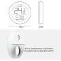 Homidy C9 2019 Smart Wireless Bluetooth Hygrometer Indoor Thermometer HD E-Ink Screen Humidity Gauge Professional High Precision Swiss Sensor Humidity Meter Mobile App Connection Temperature Sensor