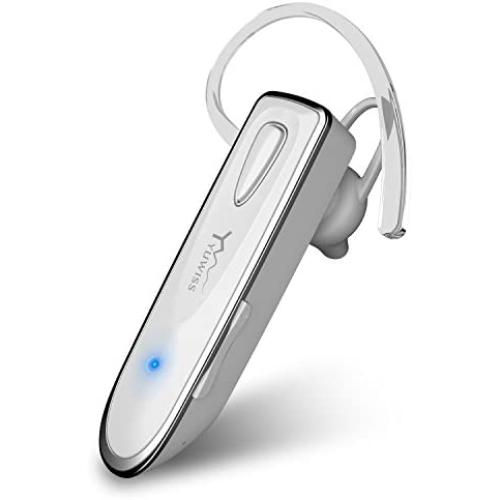 YW YUWISS Bluetooth Earpiece Wireless Cell Phones Headset with Mic Noise Canceling Hands Free Earbud Car Driving Headphones Compatible with iPhone Android All Smart Cell Phone (300 Hours Standby Time)