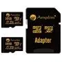 2-Pack 256GB Micro SD Card Plus Adapter - Amplim 256 GB MicroSD SDXC V30 A1 U3 Class 10 Ultra High Speed 100MB/s UHS-I TF XC MicroSDXC Memory Card for Cell Phone, Nintendo, Galaxy, Fire, Gopro Camera