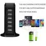 6-Port USB Wall Charger Desktop Charging Station Quick Charge 2.1,Compatible with Compatible for Phones,Tablets Smartphones and More(Black) 6-Port USB Wall Charger Desktop Charging Station Quick Charge 2.1,Compatible with Compatible for Phones,Tablets Smartphones and More(Black)