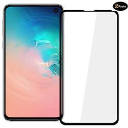 2-Pack HD Galaxy S10 Screen Protector, AYCFIYING Tempered Glass Film [Fingerprint ID Enabled] [3D Full Edge Covered] [9H Hardness] Case Friendly Glass Protector,for Samsung Galaxy S10