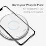 [Upgraded] ESR Wireless Charger, Metal Frame Ultra-Thin Fast Charging Pad, 7.5W for iPhone SE/11/11 Pro/11 Pro Max, 10W Fast Charging for Galaxy S20/S20 Ultra/Note10, Pixel 3/4, No AC Adapter, Silver