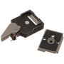 Manfrotto 323 RC2 Rapid Connect Adapter with 200PL-14 Quick Release Plate - Replaces 3299-Black
