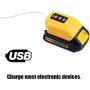 12V/20V Max USB Power Source for Dewalt DCB090 Converters Fit for Dewalt 20V 12V Battery