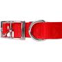 Downtown Pet Supply Deluxe Adjustable Thick Dog Collar, (Blue, Red, Black, Purple, Pink - Small, Medium, Large, or X-Large)