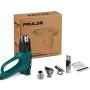 Heat Gun Dual Temperature Settings, PRULDE N2190 1500W Hot Air Gun 800°F - 1112°F, Overload Protection with 4 Metal Nozzle Attachments for Shrink Wrapping/Tubing, Paint Removal