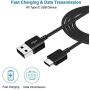 Wall Charger Adaptive Fast Charger Kit for Samsung Galaxy Note 8/9/10, Galaxy S8/S8+/S9/S9+/S10/S10+/S10E, MBLAI Type C True Digital Adaptive Fast Charging (2 x Wall Charge, 2 x Type-C Cable) Black