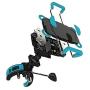 ihens5 Bike Mount, Bike Phone Mount Motorcycle Baby Carriage Bicycle Cell Phone Holder Cradle with Rubber Strap 360 Degree Rotate for iPhone X,8,7 6s Plus 5s 5SE,Galaxy (Blue)